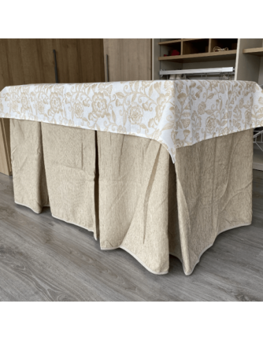 Ropa elegante 10 pliegues Beige con... Ropa elegante 10 pliegues Beige con...