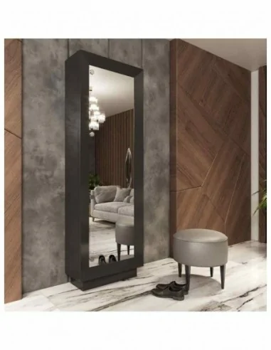Zapateros modernos con puertas a medida en diferentes tonos de color alta calidad de mobiliario (37)