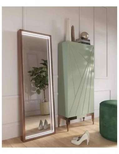 Zapateros modernos con puertas a medida en diferentes tonos de color alta calidad de mobiliario (43)