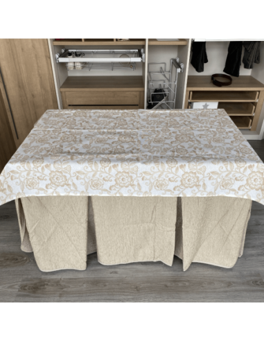 Ropa elegante 10 pliegues Beige con... Ropa elegante 10 pliegues Beige con...