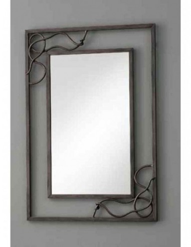 espejo con marco de forja diferentes...