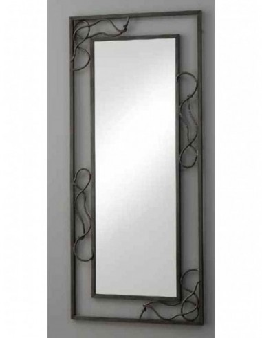 espejo con marco de forja diferentes...