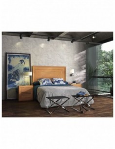 Dormitorio de madera maciza...