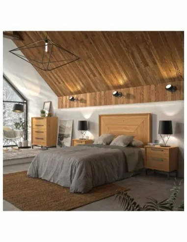 Dormitorio de madera maciza con diferentes acabados  (7)
