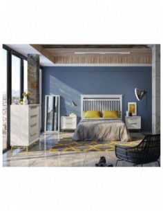 Dormitorio de madera maciza...