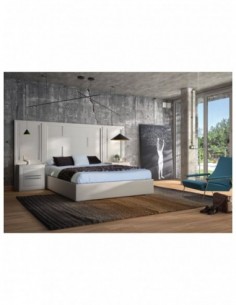 Dormitorio de madera maciza...