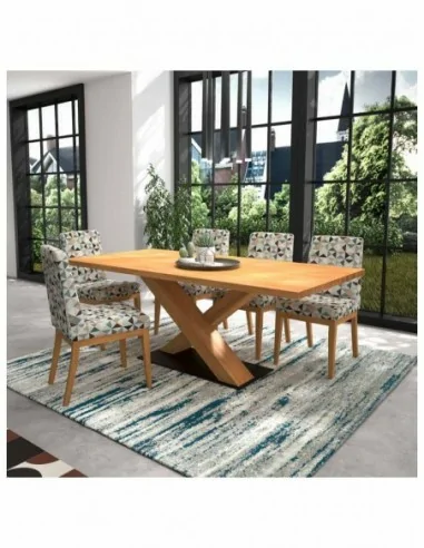 Mesa de comedor mesa de centro a medida diseño nordico madera maciza barnizada o lacada (2)