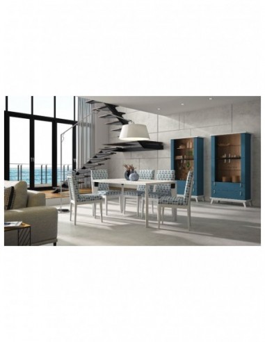 mueble de salon diseño nordico madera maciza diferentes colores barniz o laca vitrina bajo salon (5)