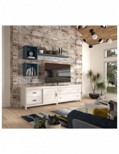 Salon comedor muebles de diseño moderno diferentes acabados madera maciza (14)