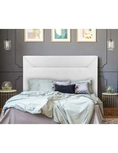 Dormitorio de matrimonio moderno con cabeceros tapizados polipiel mesitas de noche comoda canape (2)