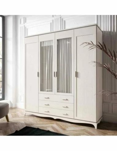 Armario de dormitorio de matrimonio estilo provenzal clasico con colores lacados o barnizados (11).jpg