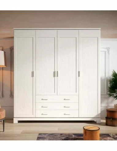 Armario de dormitorio de matrimonio estilo provenzal clasico con colores lacados o barnizados (12).jpg