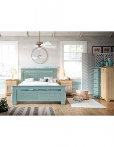 Dormitorio de matrimonio con cabecero...