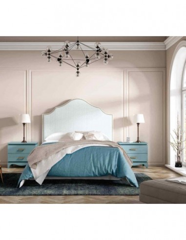 Dormitorio de matrimonio con cabecero...