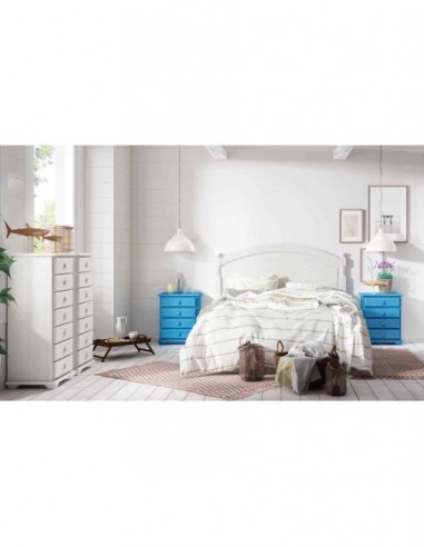 Dormitorio de matrimonio con cabecero...