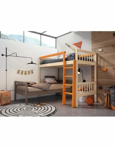 Dormitorio juvenil a medida estilo clasico con literas cabeceros mesitas lacada o barnizada  (12).jpg