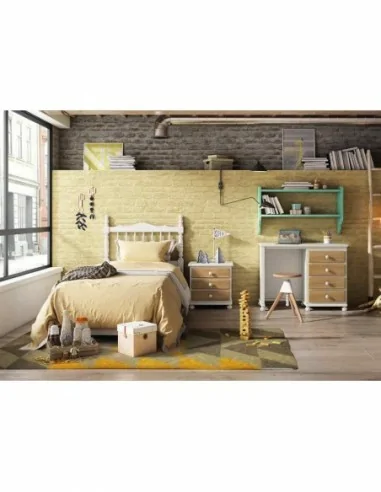Dormitorio juvenil a medida estilo clasico con literas cabeceros mesitas lacada o barnizada  (25).jpg