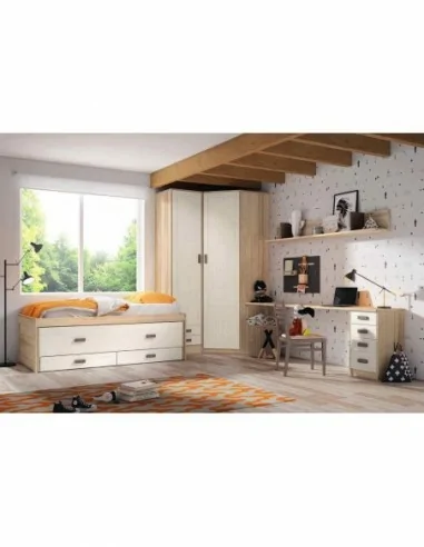 Dormitorio juvenil a medida estilo clasico con literas cabeceros mesitas lacada o barnizada  (30).jpg