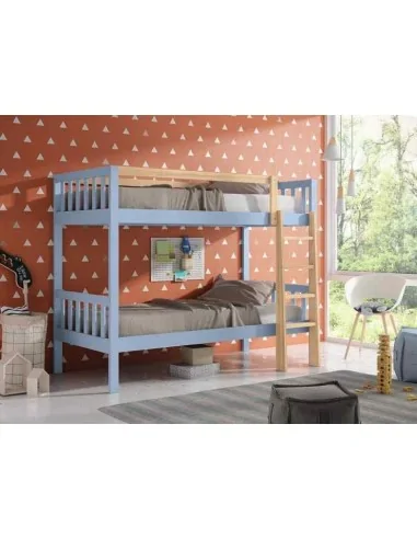 Dormitorio juvenil a medida estilo clasico con literas cabeceros mesitas lacada o barnizada  (7).jpg