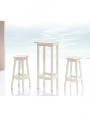 Mesas sillas y taburetes de madera...