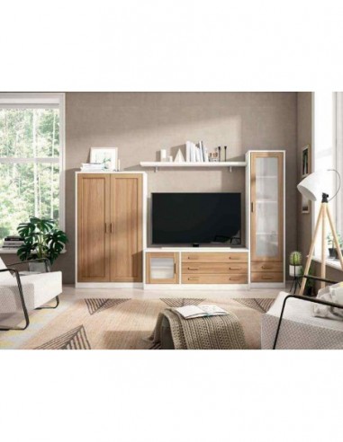 Salon de madera diseño moderno con...