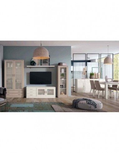 Salon de madera diseño moderno con...