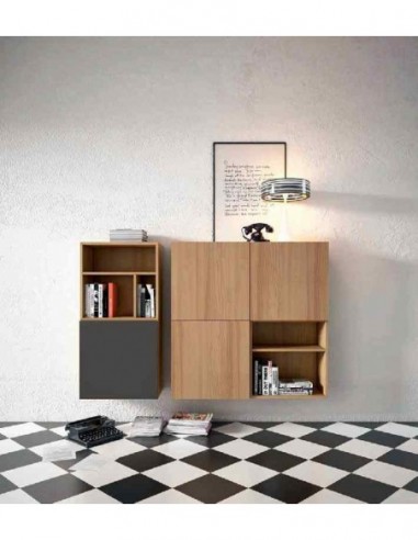 Salon de madera diseño moderno con...