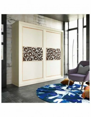 Dormitorio de matrimonio diseño colonial diferentes acabados de madera colores de barniz (5)