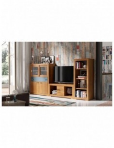 Salon diseño rustico...