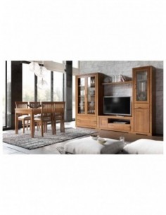 Salon diseño rustico...