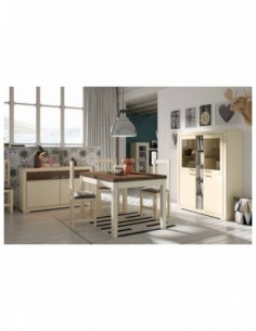 Salon diseño rustico...