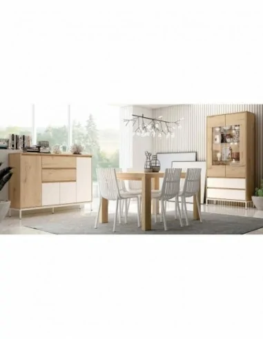Mesas de centro comedor y sillas estilo nordico extensible y elevable varias medidas (1)