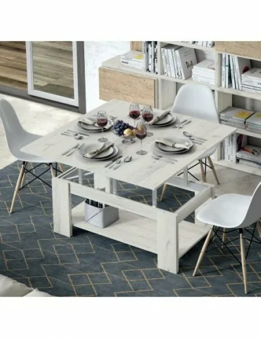 Mesas de comedor diseño moderno elevable a comedor diferentes acabados (4)
