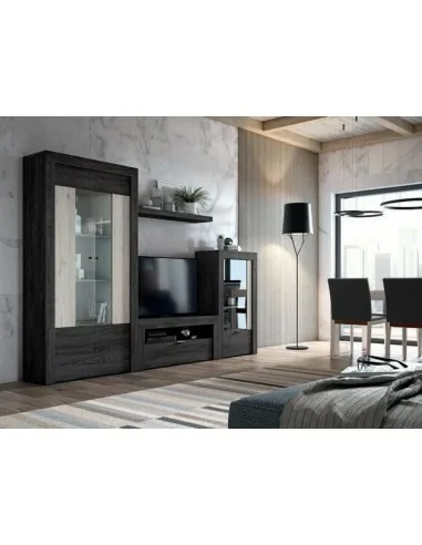 Muebles de salon diseño moderno con varios colores a elegir con vitrinas cristales (11)