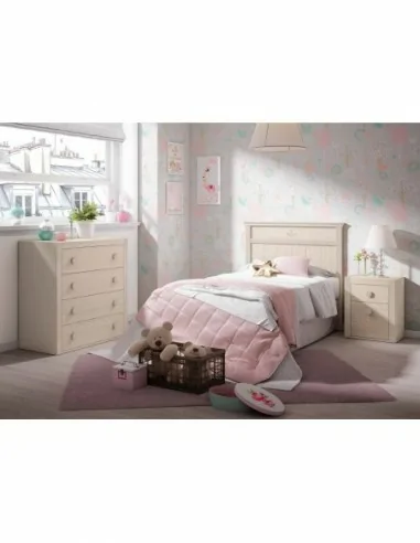 Dormitorio juvenil a medida con escritorio cabeceros camas nido con armario a conjunto (15)