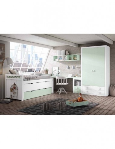 Dormitorio juvenil a medida con...