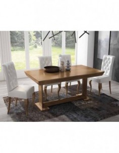 mesa comedor silla madera a...