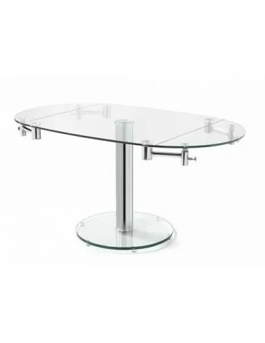 Mesas de salon centro y elevables con cristal diseño moderno diferentes medidas (16)