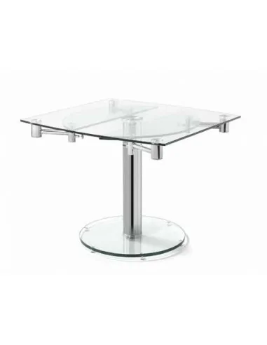 Mesas de salon centro y elevables con cristal diseño moderno diferentes medidas (17)