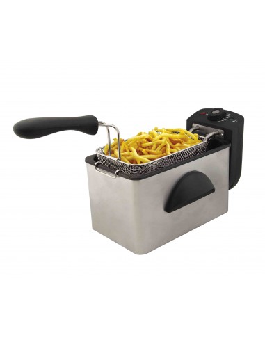 Freidora 2L Acero Inox. COMELEC-3082