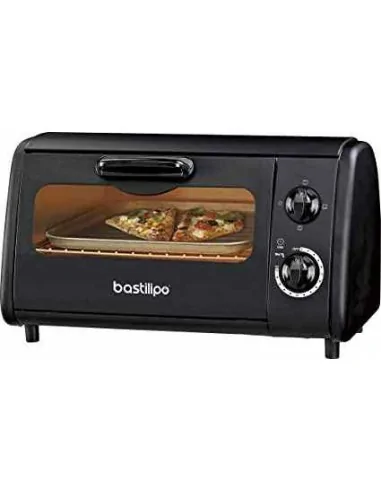 Mini horno tostador - TURÍN BLACK - 800 W - 9 L - Bastilipo