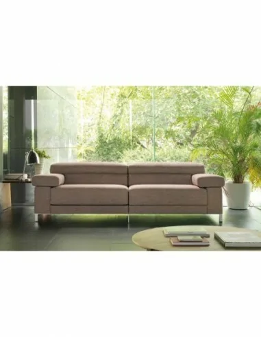 Sofa 2 plazas diseño italiano con patas altas o bajas respaldos reclinables (13)