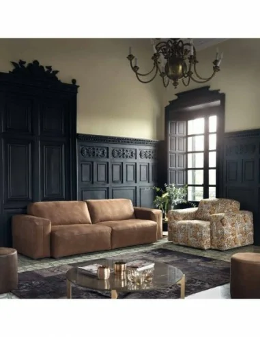 Sofa 2 plazas diseño italiano con patas altas o bajas respaldos reclinables (17)