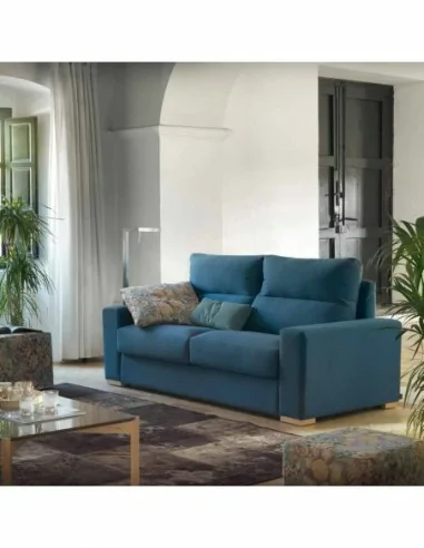 Sofa 2 plazas diseño italiano con patas altas o bajas respaldos reclinables (4)