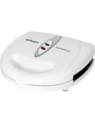 ORBEGOZO Sandwichera Blanca 2 sandwiches ORBEGOZO Sandwichera Blanca 2 sandwiches