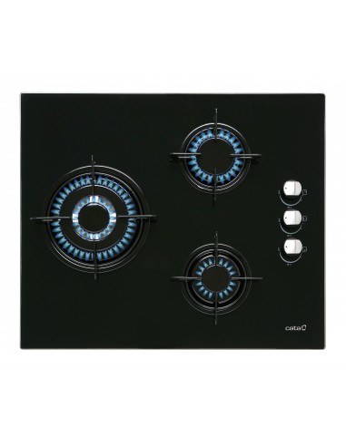 CATA Encimera cristalgas 3F, CI 6021...