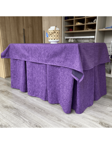 Ropa elegante 10 pliegues Morado con... Ropa elegante 10 pliegues Morado con...