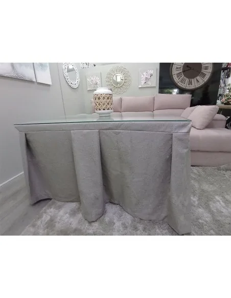 Ropa de Mesa Color Visón Antimanchas con Camino