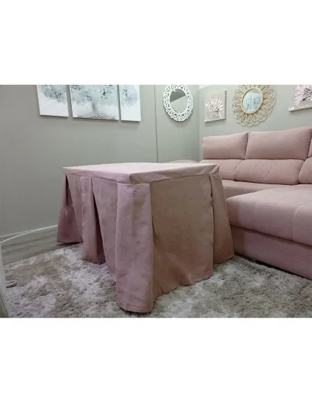 Ropa de Mesa Color Rosa Antimanchas