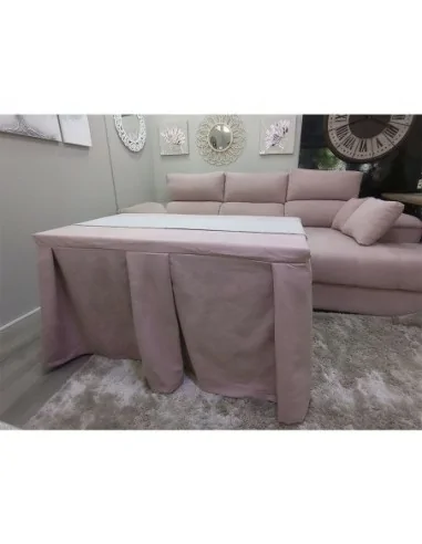 Ropa de Mesa Color Rosa Antimanchas...